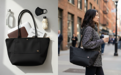 凯盈银织抗菌托特包：职场通勤必备健康包包